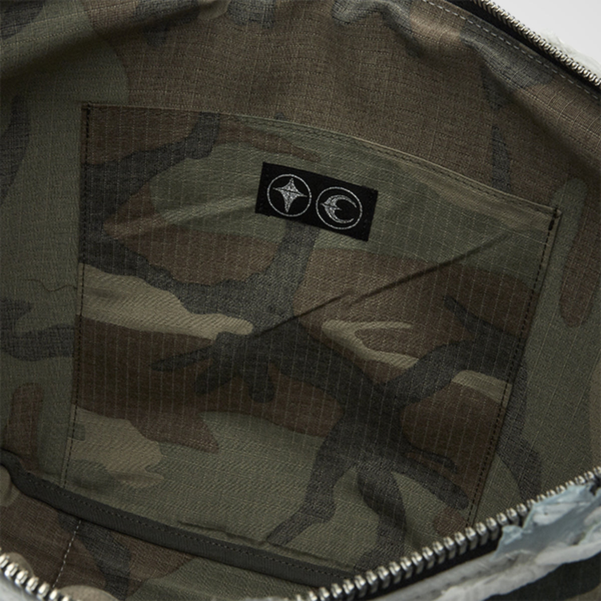 Thug Club Burnt Bio Army Messenger Bag in multi burn, view 11 of 11
