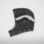 Thug Club Cave Denim Vest in blk/wht, view 9 of 10
