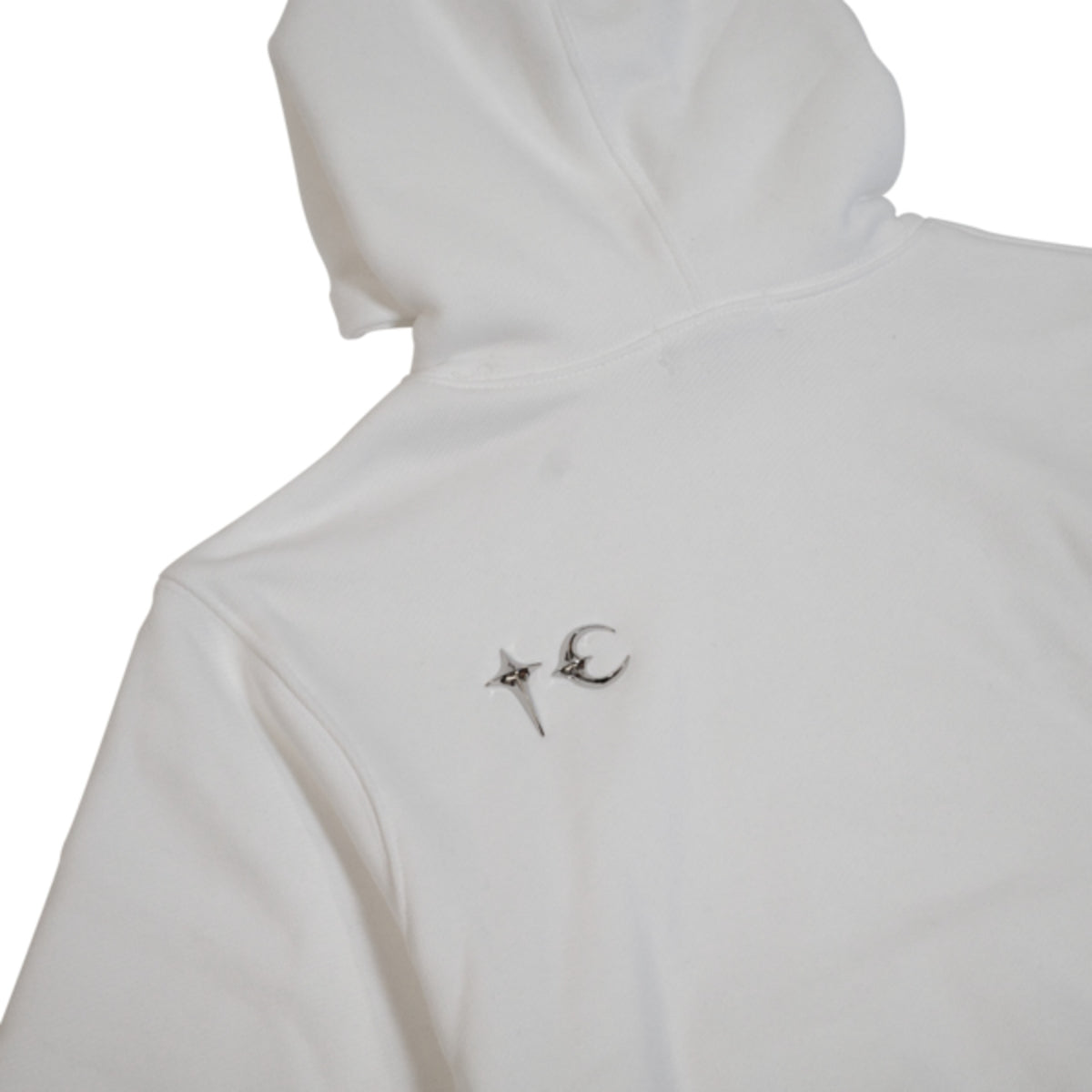 Thug Club Womens Armor Hoodie in white, view 5 of 5