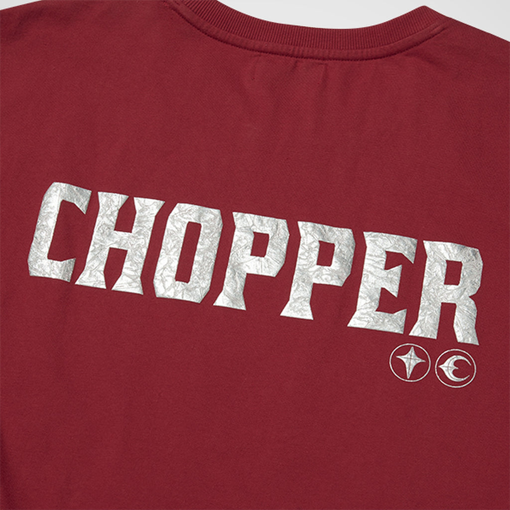Thug Club Chopper Icon T-Shirt in red, view 7 of 7