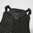Thug Club Demi Quilted Vest in black, view 4 of 5