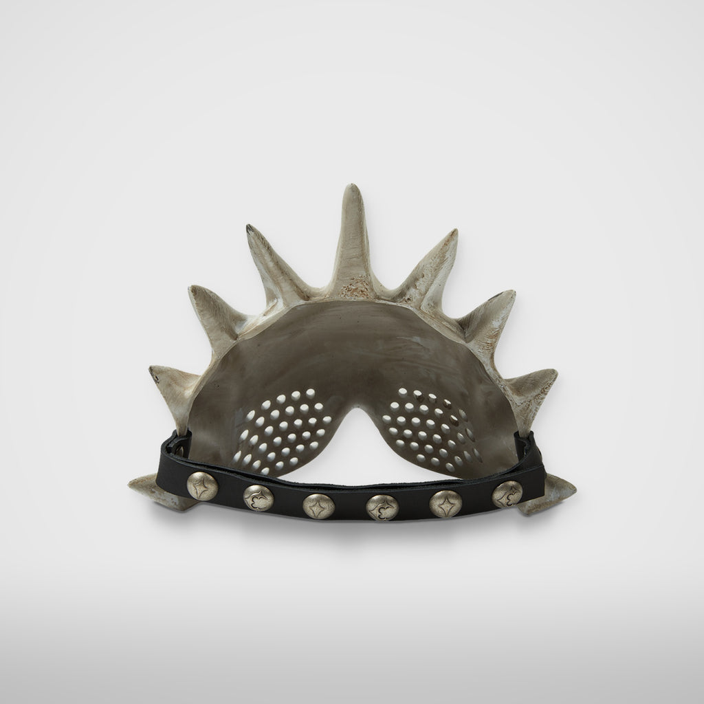 Thug Club Buck Eyed Half Mask in white, view 3 of 3