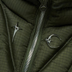 Thug Club War Life Down Vest in khaki, view 5 of 8