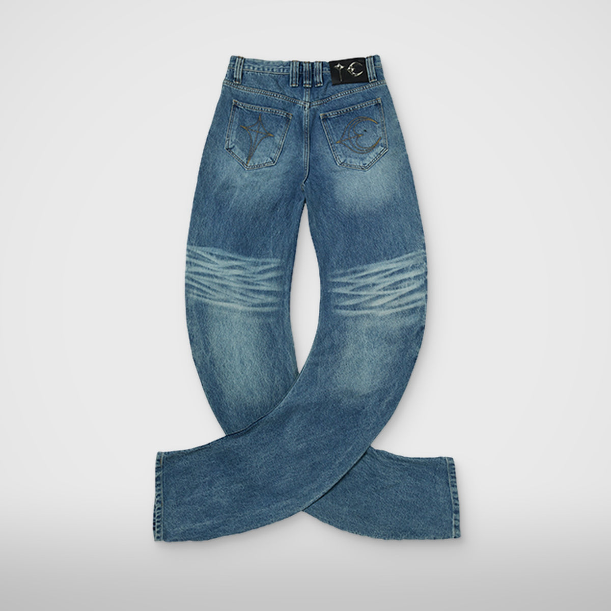 Thug Club Parkour Denim Pants in blue, view 2 of 7