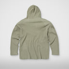 Thug Club Bulk Shoulder Waffle Hoodie in khaki, view 2 of 2