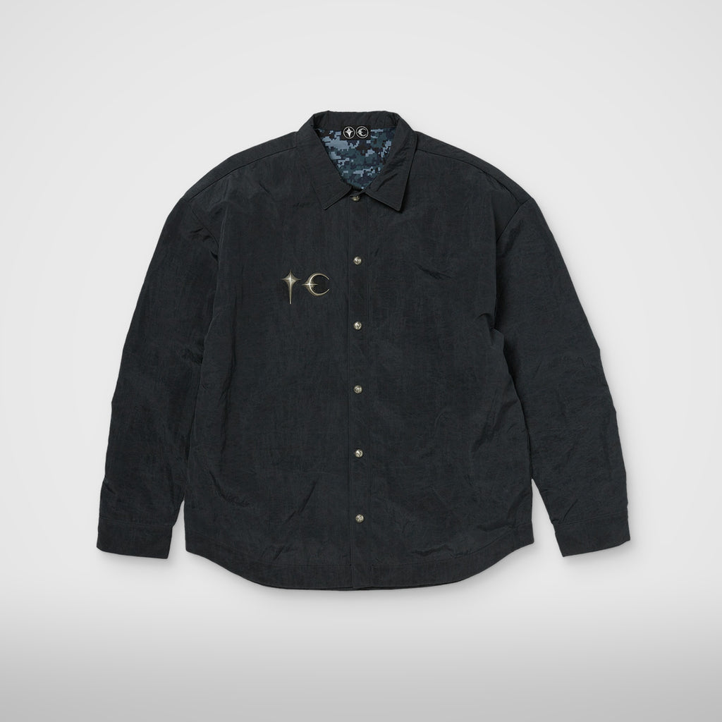 Thug Club Scarred Officer Shirt in black