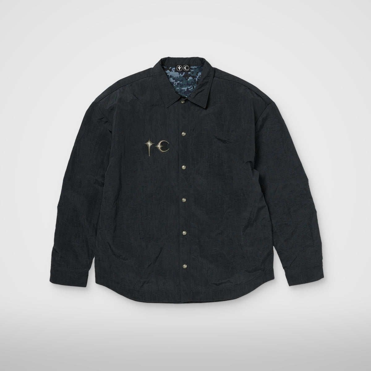 Thug Club Scarred Officer Shirt in black