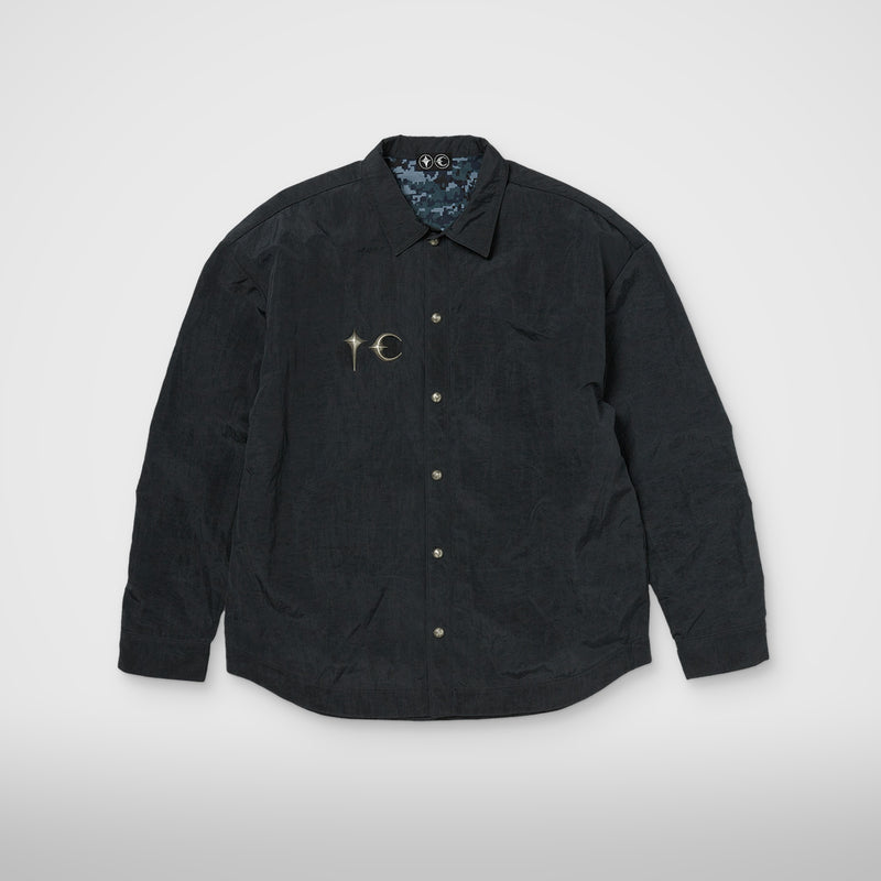 Thug Club Scarred Officer Shirt in black