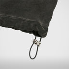 Thug Club Fila X Thug Stitch Snap Hoodie in black, view 7 of 8