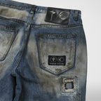 Thug Club Combat Casualty Care Denim Pants in blue, view 7 of 8