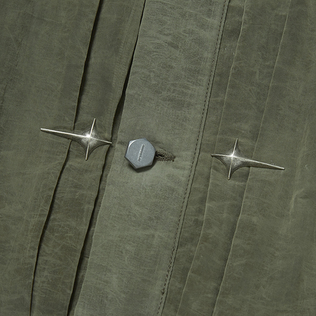 Thug Club Scarred Claw Jacket in khaki, view 5 of 9