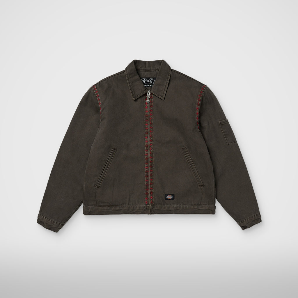 Thug Club X Stitch Eisenhower Jacket in brown