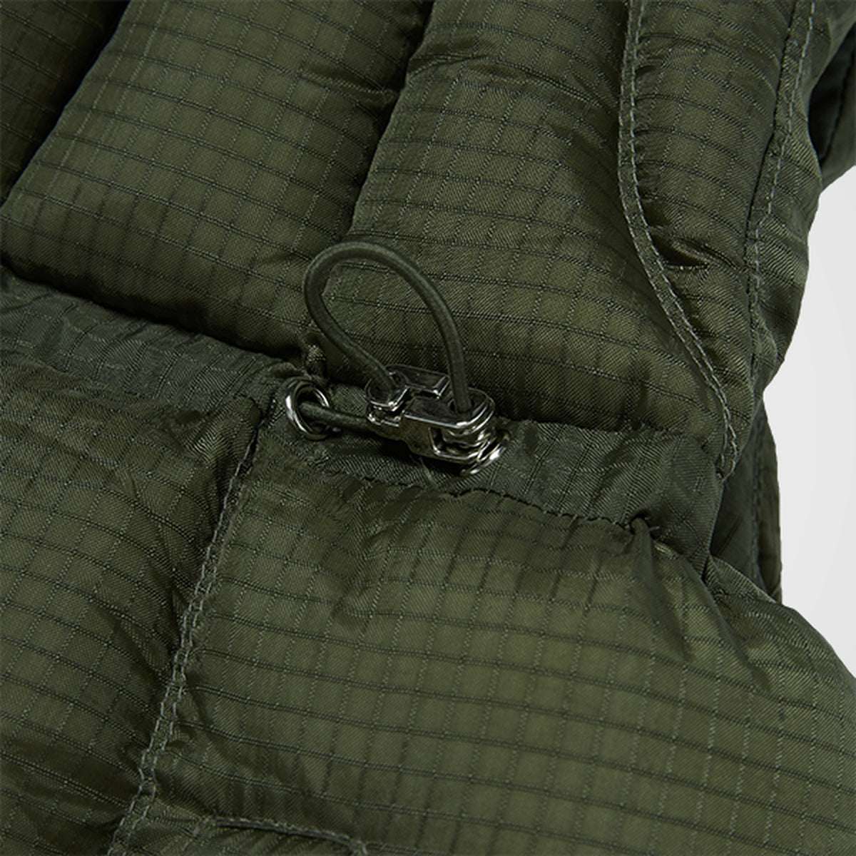 Thug Club War Life Down Vest in khaki, view 6 of 8