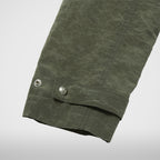 Thug Club Scarred Bio Soldier Trench Coat in khaki, view 7 of 9