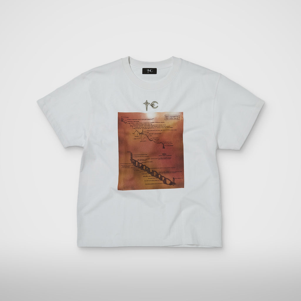 Thug Club Men's Fashion Hell T-Shirt in white