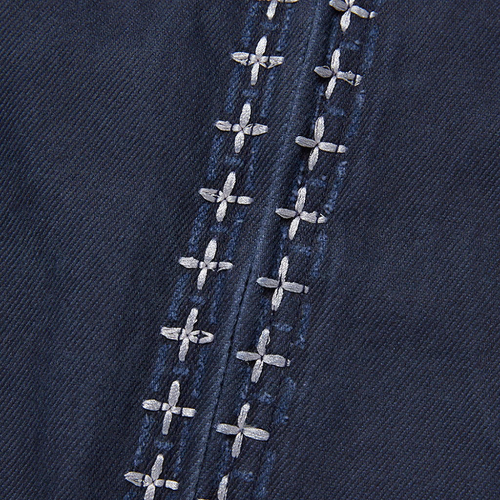 Thug Club X Stitch Eisenhower Jacket in navy, view 4 of 10