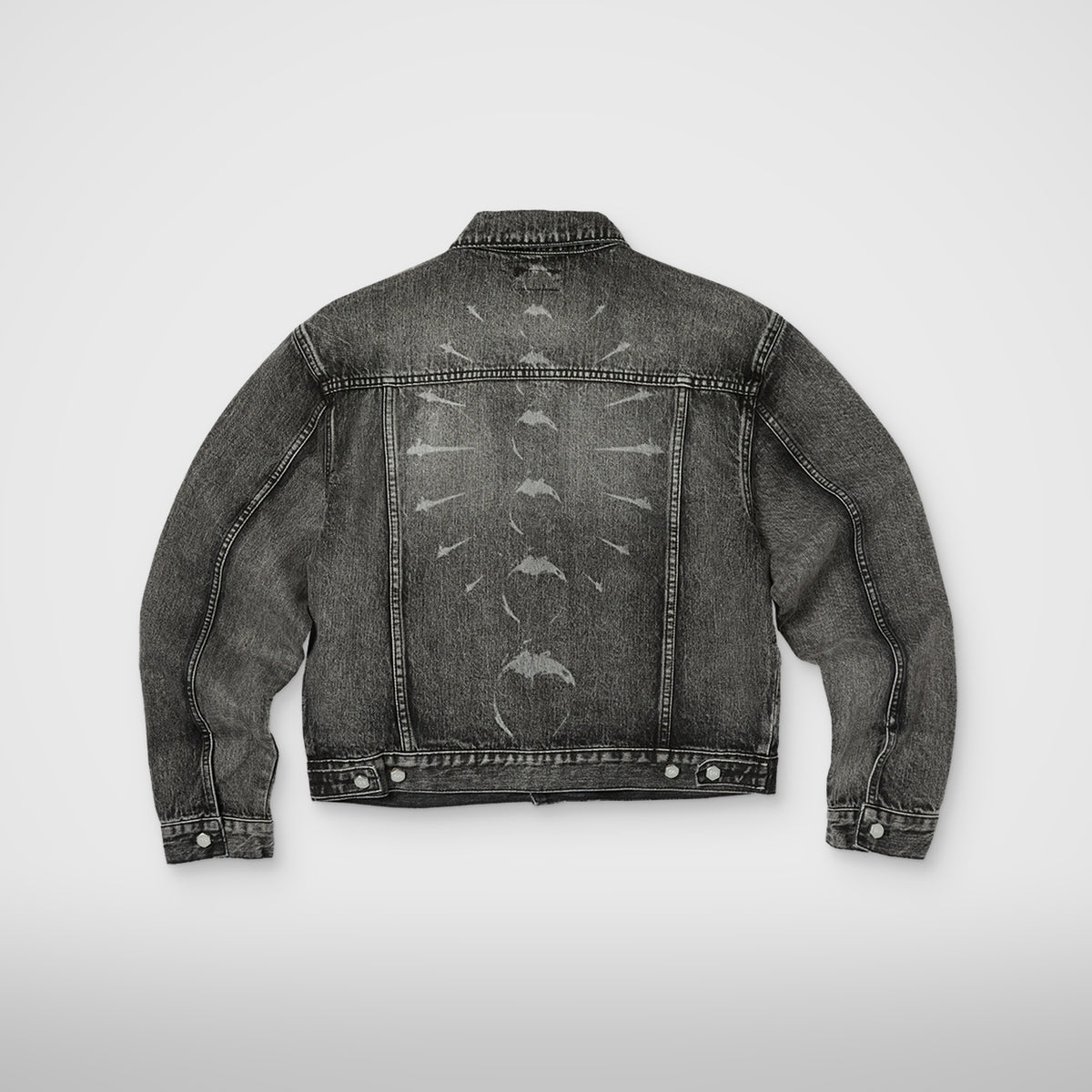 TC SPINE LASER DENIM JACKET