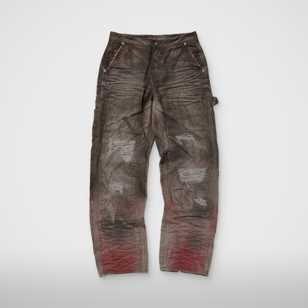 Two Tone Washed Carpenter Pants