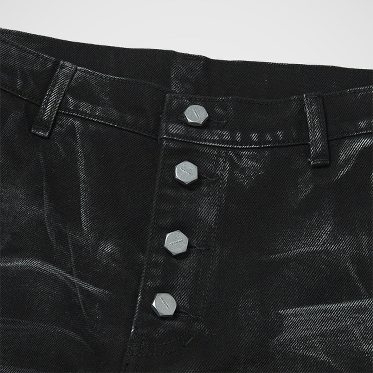 Thug Club Leave A Trace Denim Pants in black, view 3 of 7