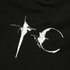 Thug Club Bulk Shoulder Glow In The Dark Hoodie in black, view 5 of 8