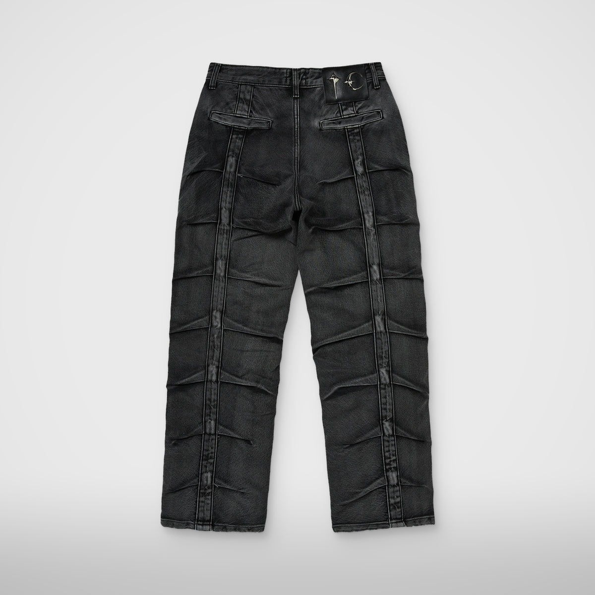Thug Club Line Gob Denim Pants in black, view 2 of 7