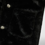THREE RIDING SKULL FUR COAT