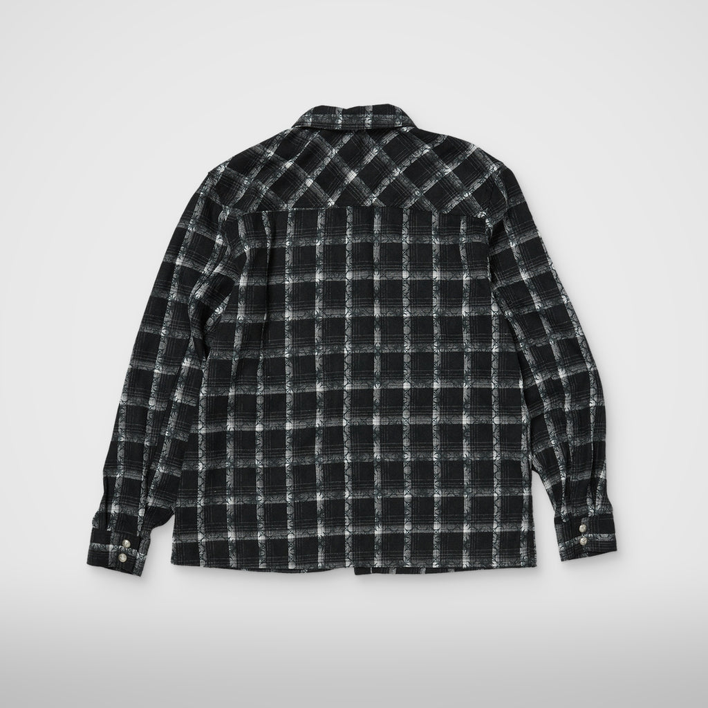 Thug Club TC All Over Pattern Shirt in black, view 2 of 2