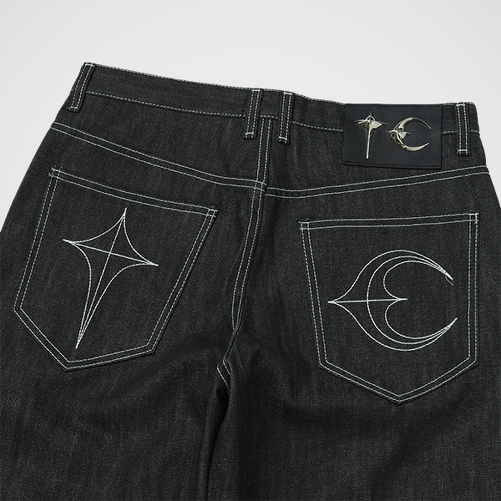 Thug Club Land Warfare Denim Pants in black, view 7 of 7