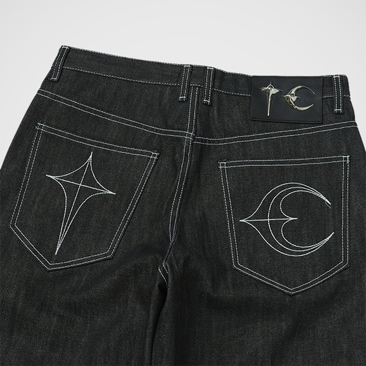 Thug Club Land Warfare Denim Pants in black, view 7 of 7