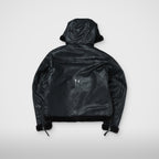 Thug Club TC Reversible Shearling Jacket in black, view 2 of 4