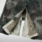 Thug Club Bio Soldier Denim Trench Coat in camo, view 8 of 10