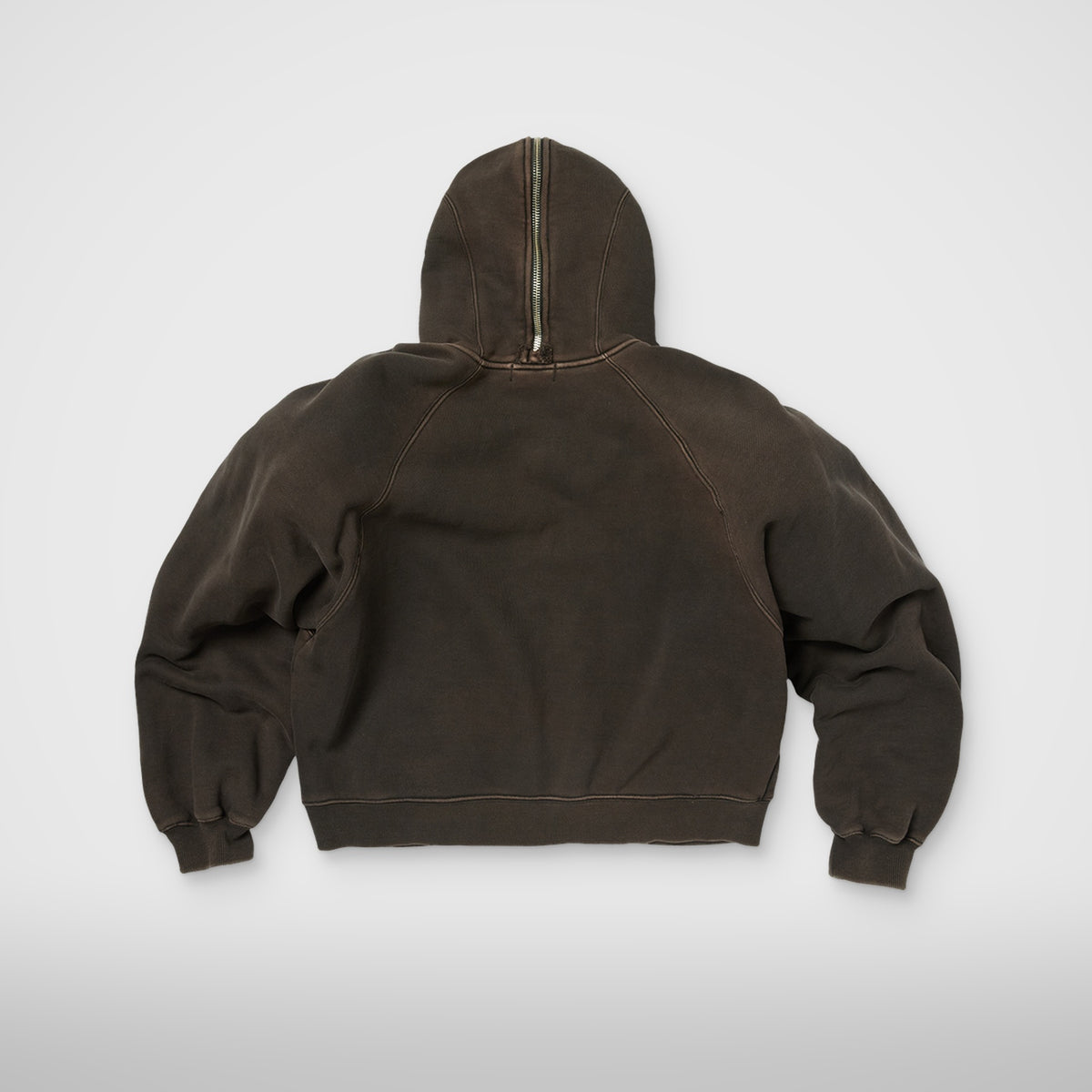 Thug Club Bulk Shoulder Gladiator Zip-Up Hoodie in black, view 2 of 2