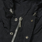 Thug Club Scarred Double Sheltering Poncho in black, view 3 of 8
