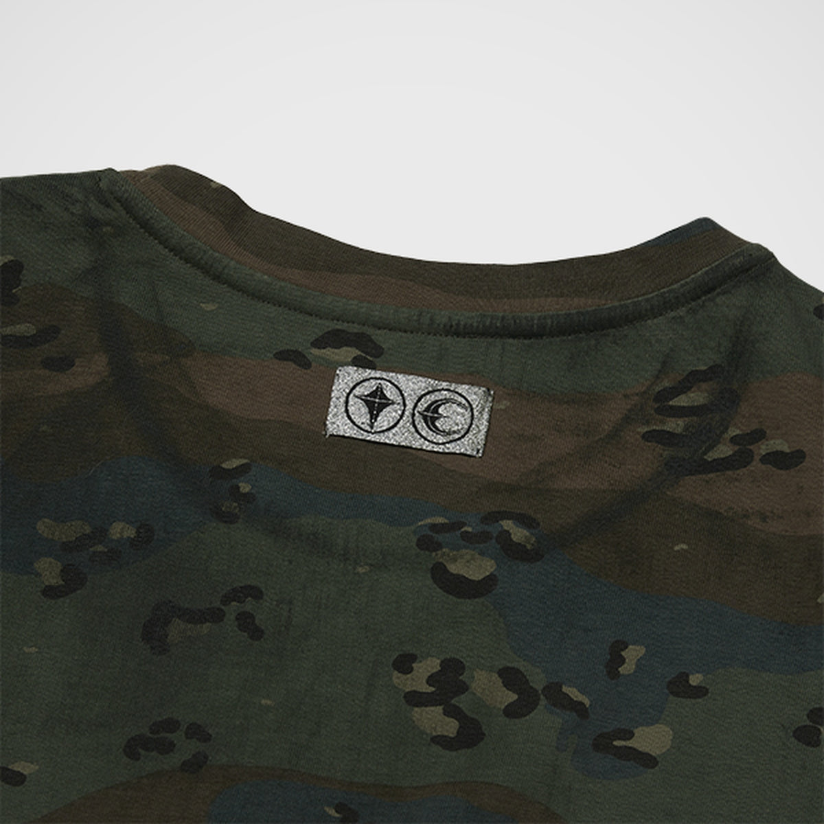Thug Club Camoflage Chopper T-Shirt in green, view 8 of 8