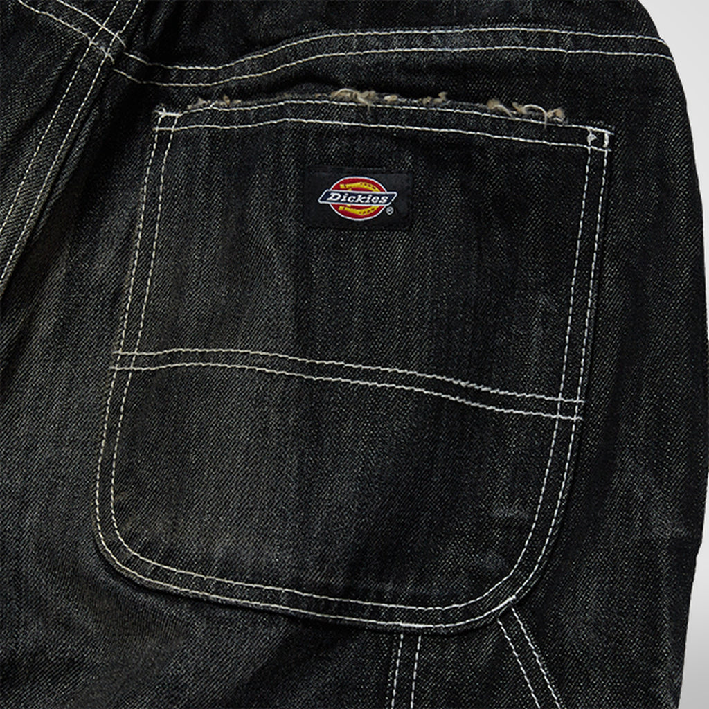 Thug Club Double Knee Denim Pants in black, view 8 of 8