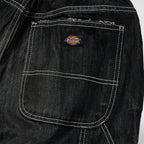 Thug Club Double Knee Denim Pants in black, view 8 of 8