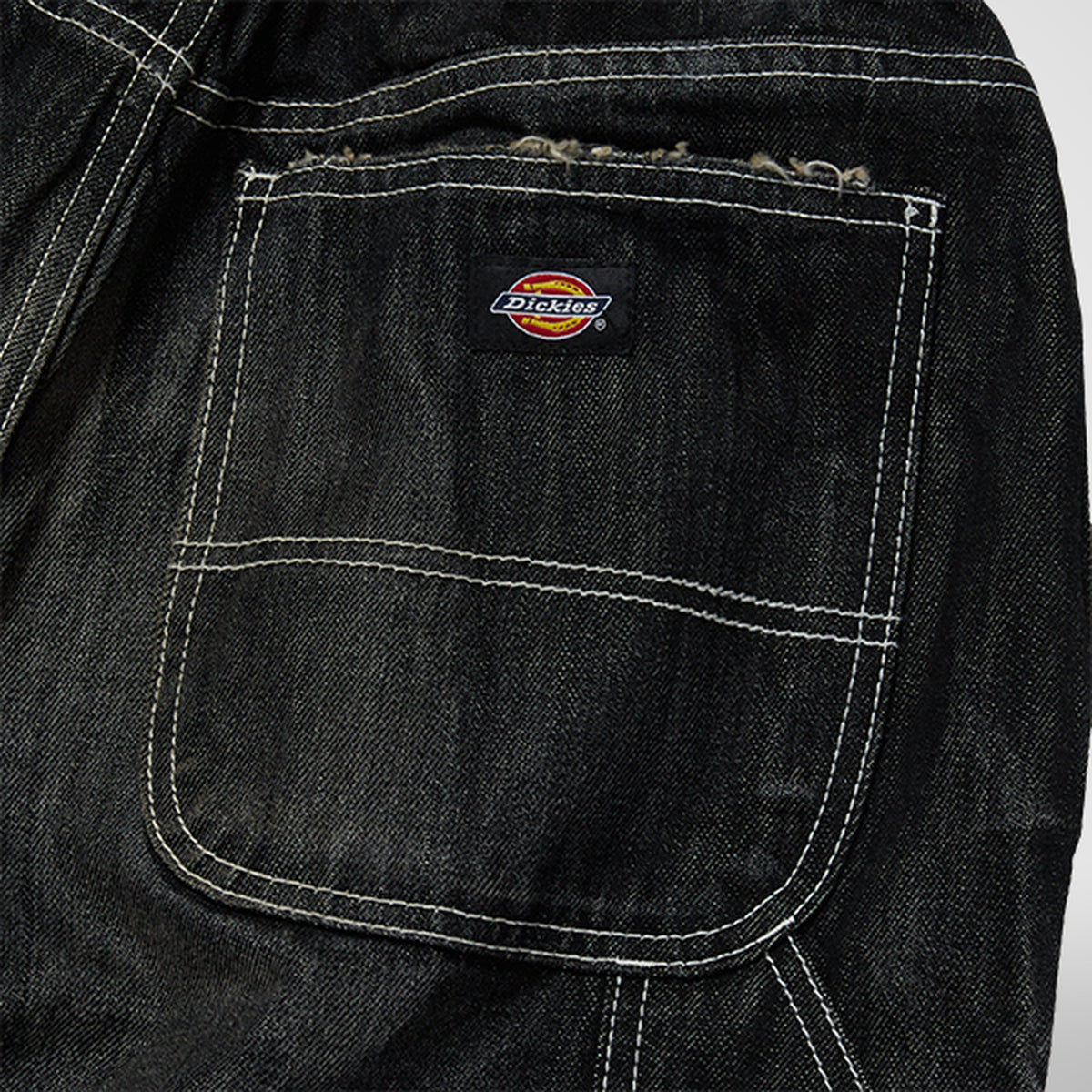 Thug Club Double Knee Denim Pants in black, view 8 of 8