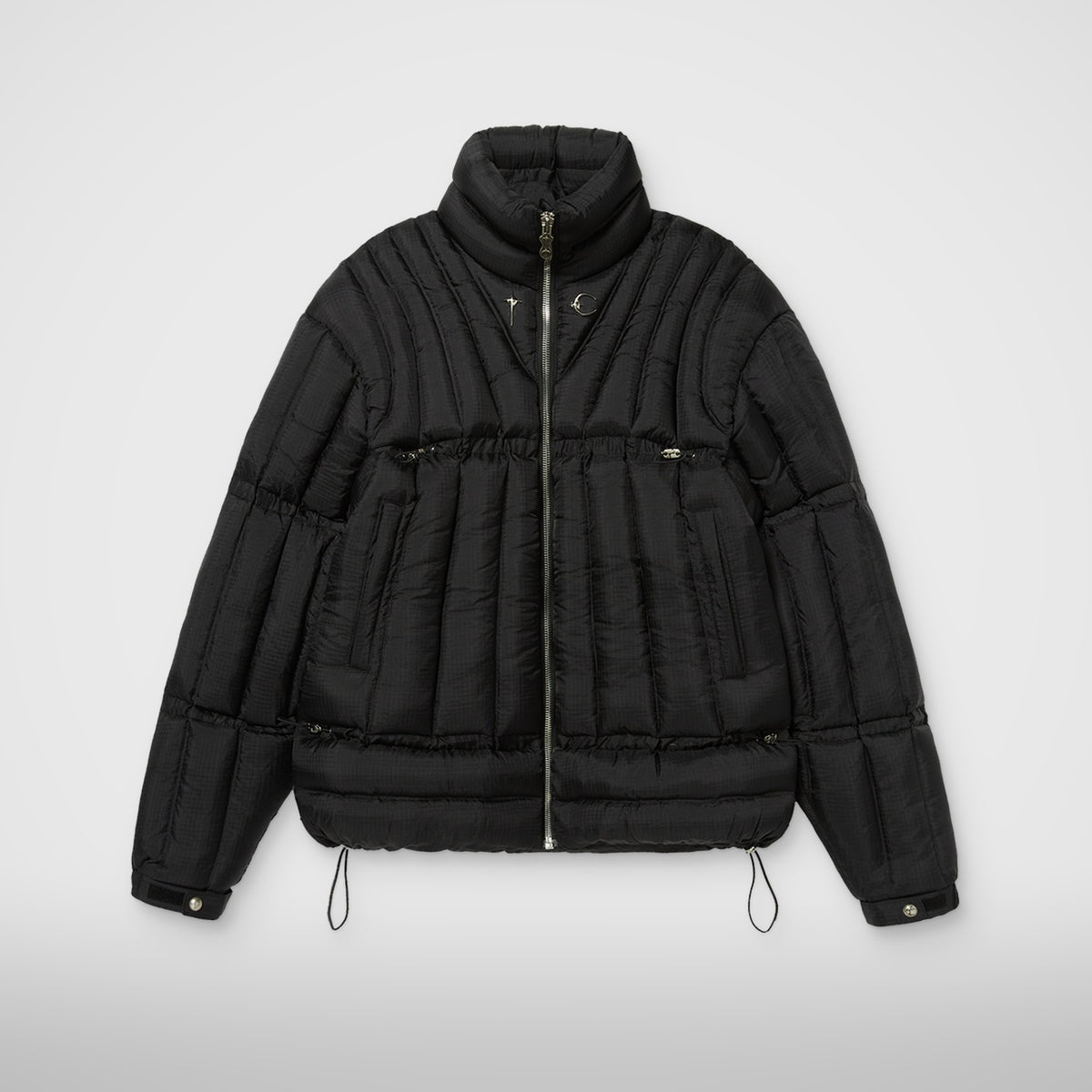 Thug Club War Life Down Jacket in black