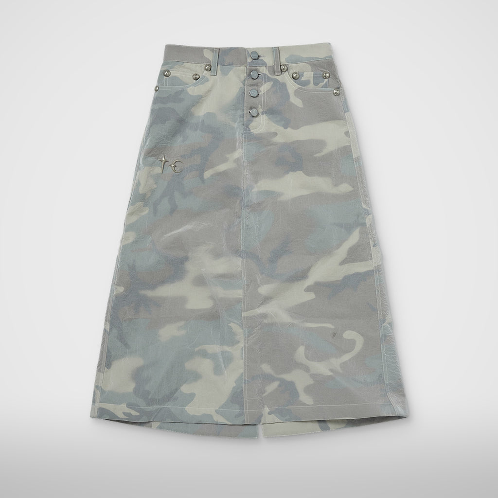 Thug Club Clouded Bio Army Skirt in multi