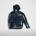 Thug Club Arab Sword Flannel Zip-Up in blue