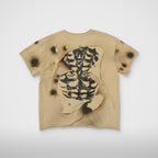 Thug Club Dead Inside Double Layer T-Shirt in beige, view 2 of 2
