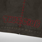 Thug Club X Stitch Eisenhower Jacket in brown, view 7 of 10