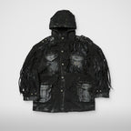 Thug Club Pubg Exclusive Ghillie Suit Jacket in black