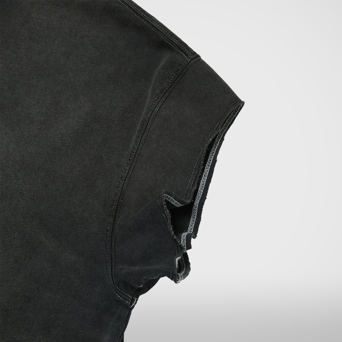 Thug Club Burnshot Slit Sleeve in black, view 4 of 4