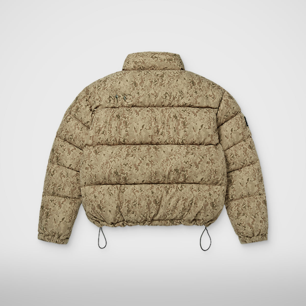 Thug Club Bio Soldier Super Heavy Puffer Jacket in beige, view 2 of 8