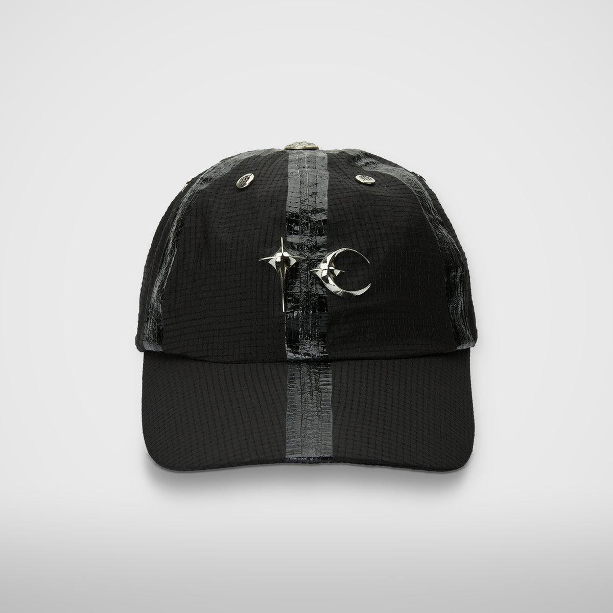 Thug Club Seam Sealed Taped Line Cap in black
