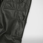 Thug Club TC Leather Studed Work Pants in black, view 9 of 10