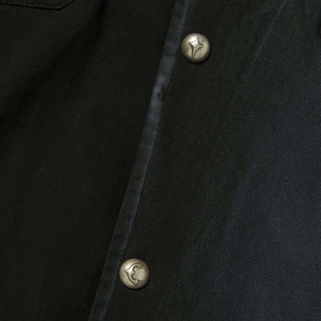 Thug Club Tainted Creed Scarf Hooded Shirt in black, view 4 of 5
