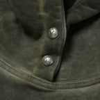 Thug Club Color Emblem Hoodie in khaki, view 3 of 6