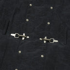Thug Club Scarred Bio Soldier Trench Coat in black, view 5 of 8